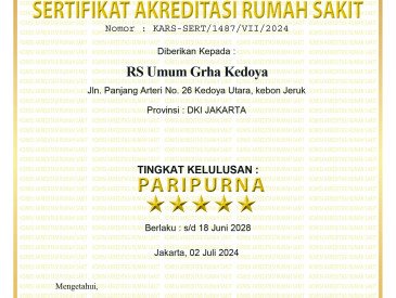 Akreditasi (KARS) RS EMC Grha Kedoya